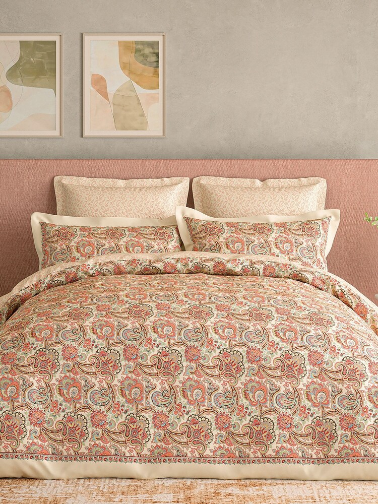 V&A Multi Elysian 200 TC Pillowcase Pair - Image 2 of 4