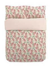V&A Green or Pink Sweet Tendrils Cotton Duvet Set - Image 5 of 5
