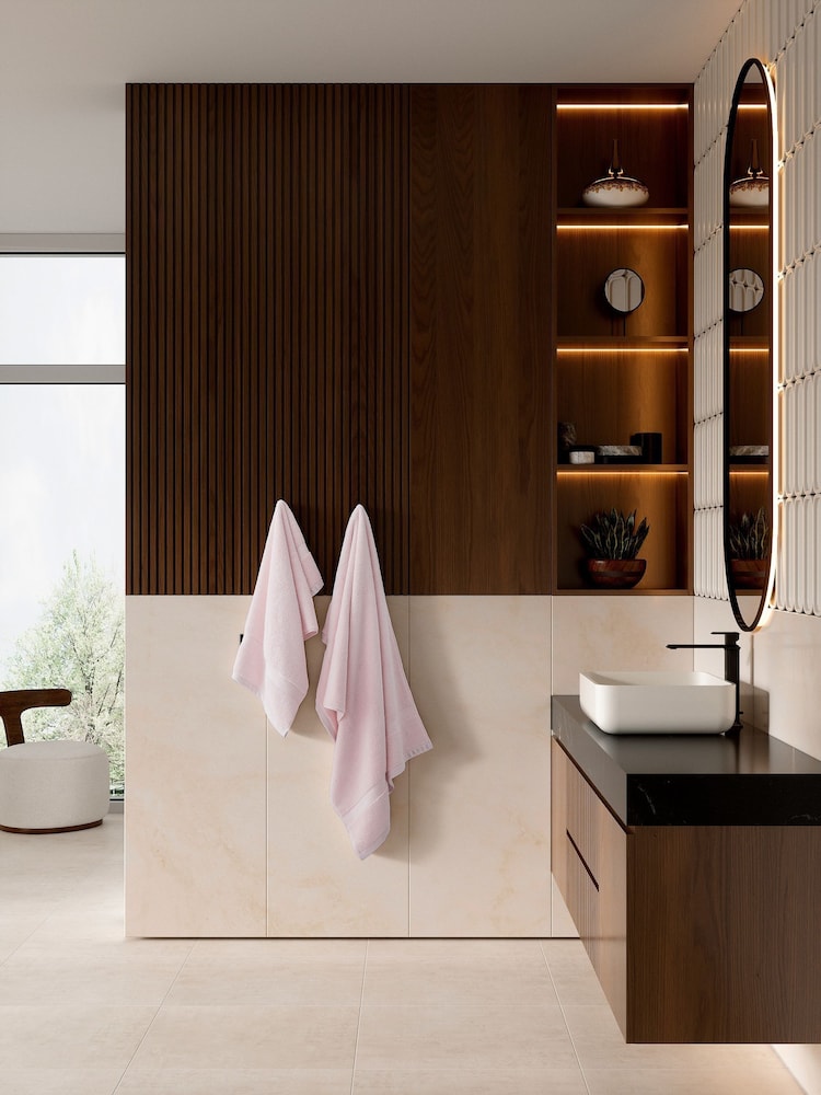 Ted Baker Soft Pink Luxury Towel - Image 2 of 3