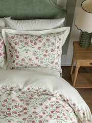 Sanderson Rose and Olive Ottoman 200 TC Sateen Duvet Set - Image 5 of 5