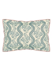 Sanderson Indigo Aubrey 200 TC Sateen Duvet Set - Image 4 of 5