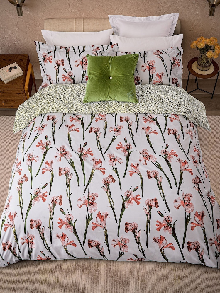 Ted Baker Multi Wild Iris 200 TC Sateen Duvet Set - Image 1 of 5 Ted Baker Multi Wild Iris 200 TC Sateen Duvet Set - Image 1 of 5