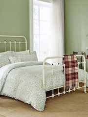Morris & Co Sage Willow Bough 180 TC Cotton Duvet Set - Image 3 of 5