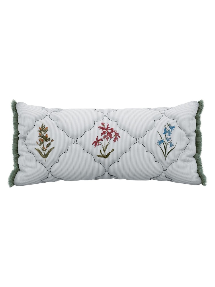 Sanderson Cream Spring Meadow Cushion - Image 2 of 5