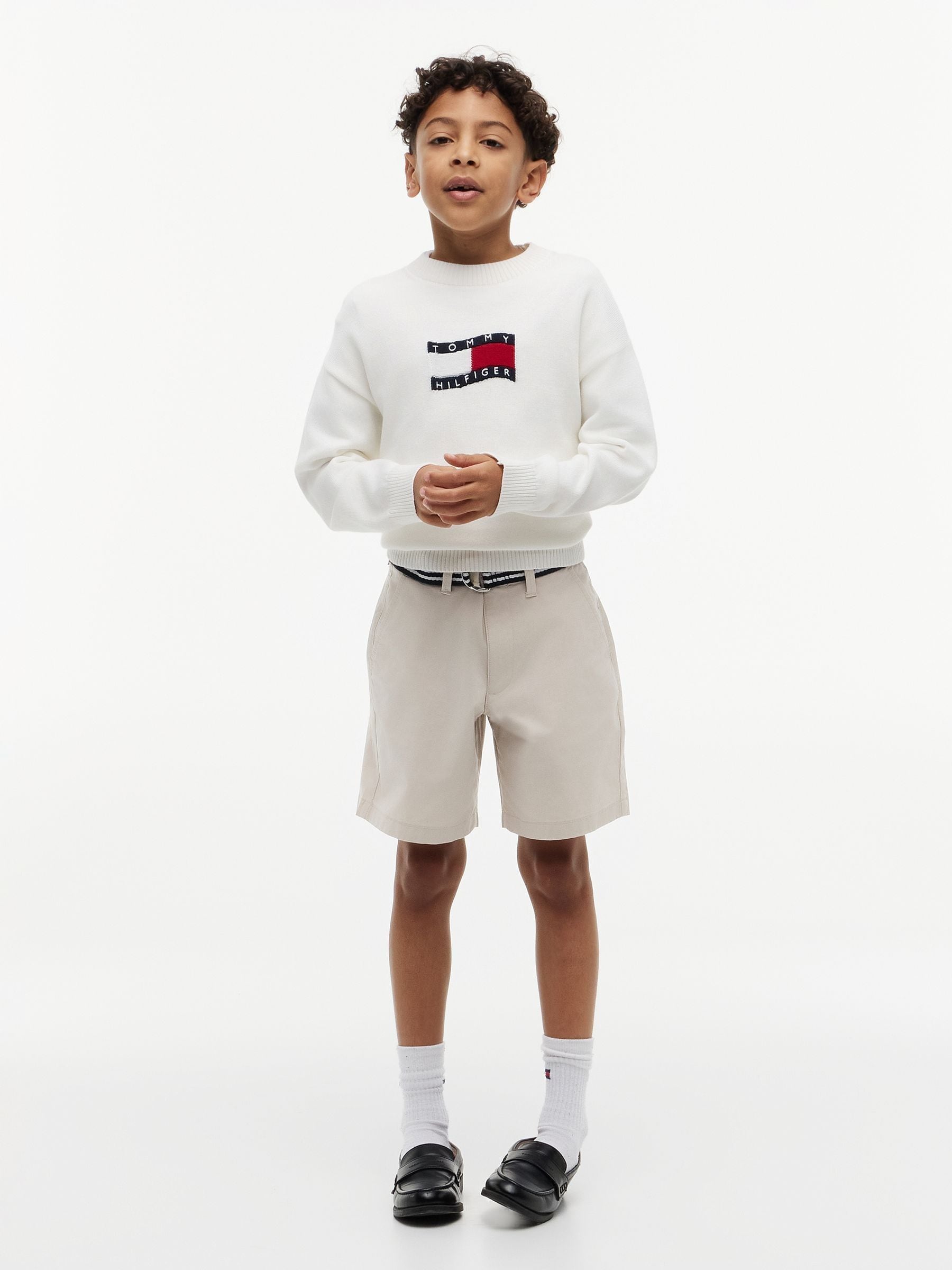 Buy Tommy Hilfiger Nude Essential Signature Belt Loose Chino