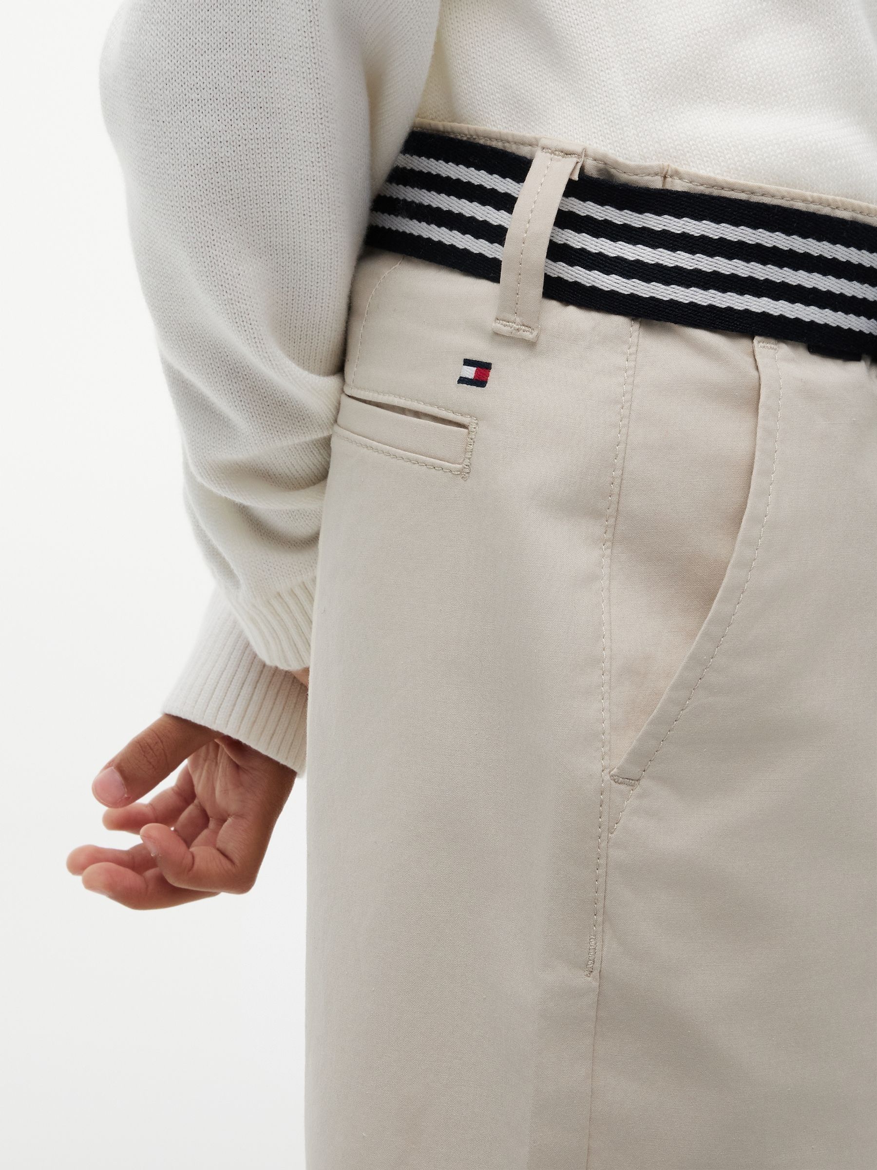 Buy Tommy Hilfiger Nude Essential Signature Belt Loose Chino
