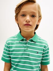 Tommy Hilfiger Green Essential Regular Fit Signature Polo Shirt - Image 4 of 5