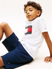 Tommy Hilfiger Jersey Seersucker Sweat Shorts - Imaginea 4 din 5
