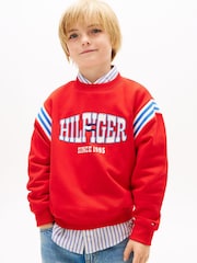 Tommy Hilfiger Red Los Angeles Graphic Sweathirt - Image 1 of 5