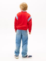 Tommy Hilfiger Red Los Angeles Graphic Sweathirt - Image 3 of 5