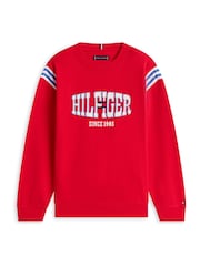 Tommy Hilfiger Red Los Angeles Graphic Sweathirt - Image 5 of 5