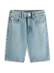 Tommy Hilfiger Blue Faded Regular Straight Leg Denim Shorts - Image 5 of 5