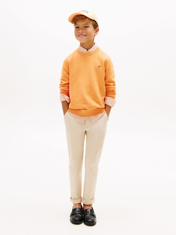 Tommy Hilfiger Brown 1985 Essential Twill Regular Chinos - Image 2 of 5