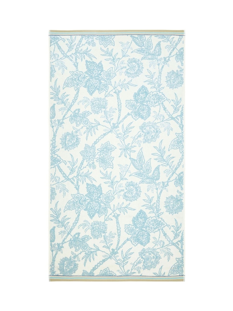 Bedeck of Belfast Soft Teal and Green Reya 200 Thread Count Cotton Duvet Towel - Image 2 of 2 Bedeck of Belfast Soft Teal and Green Reya 200 Thread Count Cotton Duvet Towel - Image 2 of 2
