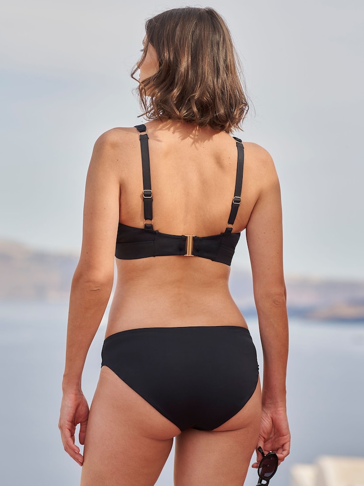 Seraphine Black Maternity Cross Over Bikini Top - Image 6 of 6 Seraphine Black Maternity Cross Over Bikini Top - Image 6 of 6