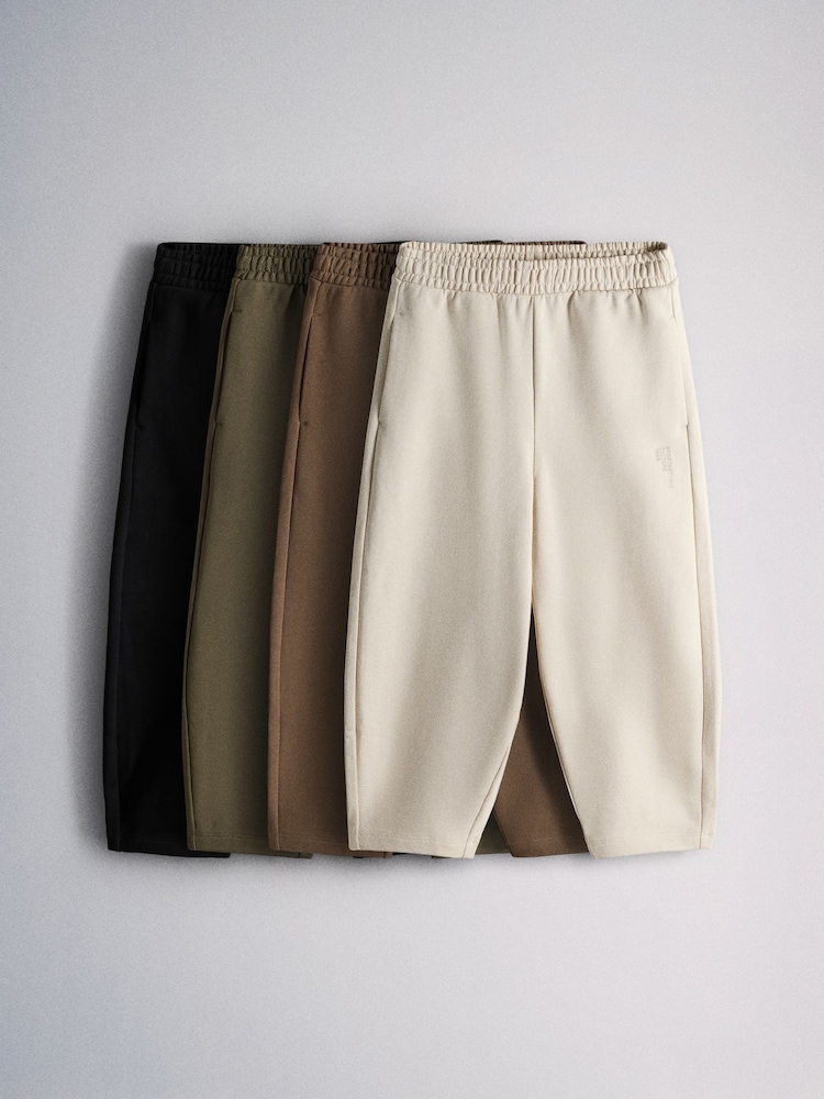 The Set 4 Pack Loopback Barrel Leg Joggers Multi - Image 1 of 7