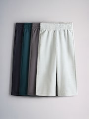 The Set 4 Pack Wide Leg Joggers Navy/Grey - Image 1 of 7