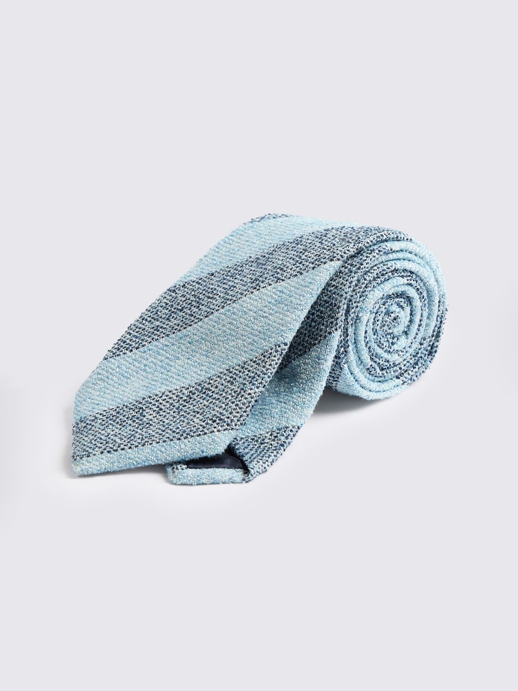 MOSS Italian Texture Stripe Tie - სურათი 1 2-დან