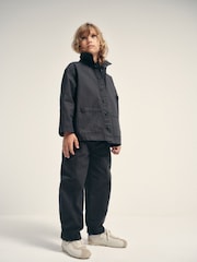 The Set 3 Piece Set Woven Shirt Trousers T-Shirts Navy/White - Image 2 of 17