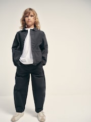 The Set 3 Piece Set Woven Shirt Trousers T-Shirts Navy/White - Image 8 of 17