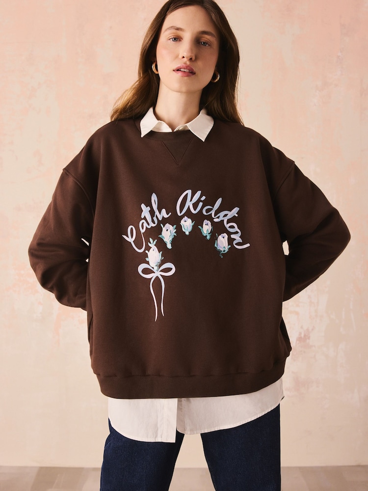 Cath Kidston Brown Sweat Top - Image 1 of 11