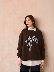 Cath Kidston Brown Sweat Top - Image 4 of 11