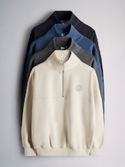 The Set 4 Pack Quarter Zip Sweat Tops - 12এর মধ্যে 1 ছবি