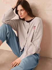 Cath Kidston Oatmeal Bow Detail Cardigan - Image 1 of 4