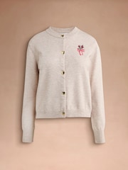 Cath Kidston Oatmeal Bow Detail Cardigan - Image 2 of 4