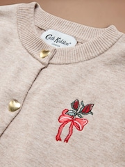 Cath Kidston Oatmeal Bow Detail Cardigan - Image 3 of 4