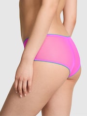 Victoria's Secret Pink Pink Berry Cheeky Pop Stitch Embroidery Knickers - Image 2 of 2