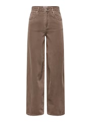 Blugi cu talie înaltă și crac larg ONLY - Imaginea 1 din 2