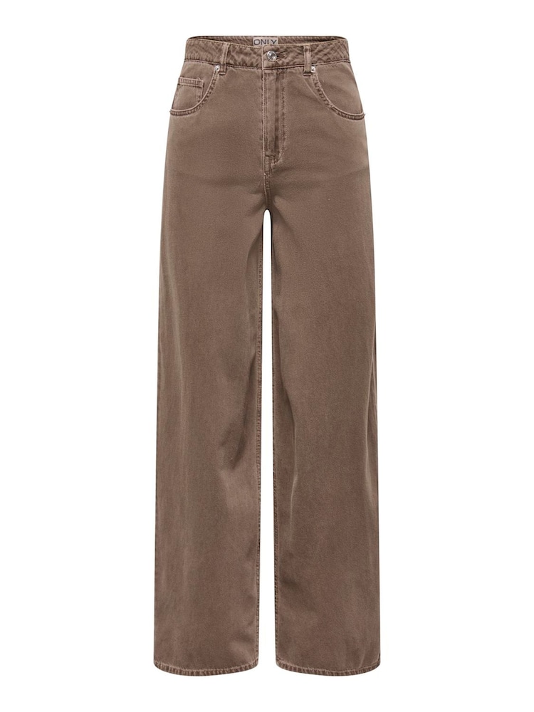 Blugi cu talie înaltă și crac larg ONLY - Imaginea 1 din 2