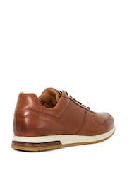 Dune London Brown Wide Fit Trilogy Trainers - Image 3 of 5
