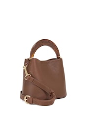 Dune London Brown Dharla Shoulder Bag - Image 6 of 6