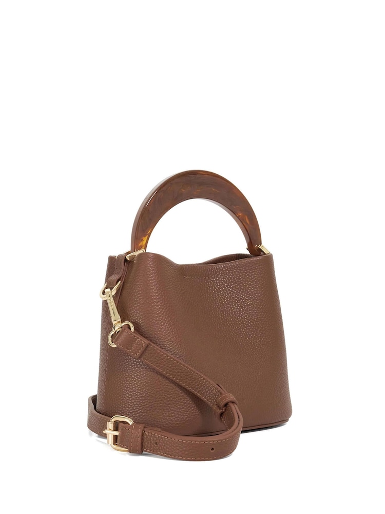 Dune London Brown Dharla Shoulder Bag - Image 6 of 6