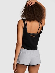 Victoria's Secret PINK Medium Heather Grey Modal Mini Shorts - Image 2 of 2