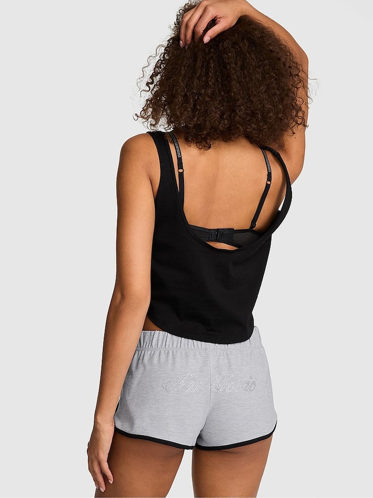 Victoria's Secret PINK Medium Heather Grey Modal Mini Shorts - Image 2 of 2