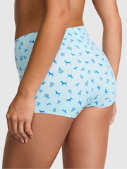 Victoria's Secret PINK Stream Blue Dog Print Short No Show Knickers - Image 2 of 2