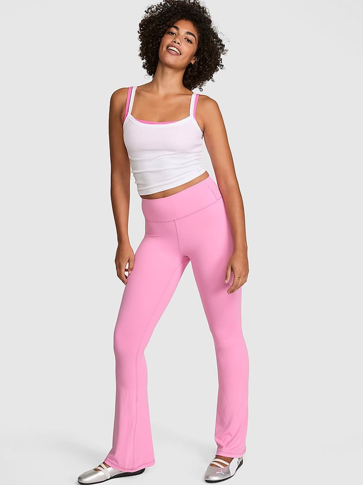 Victoria's Secret Pink Pink Lollipop Relay Flare Leggings - Image 1 of 2