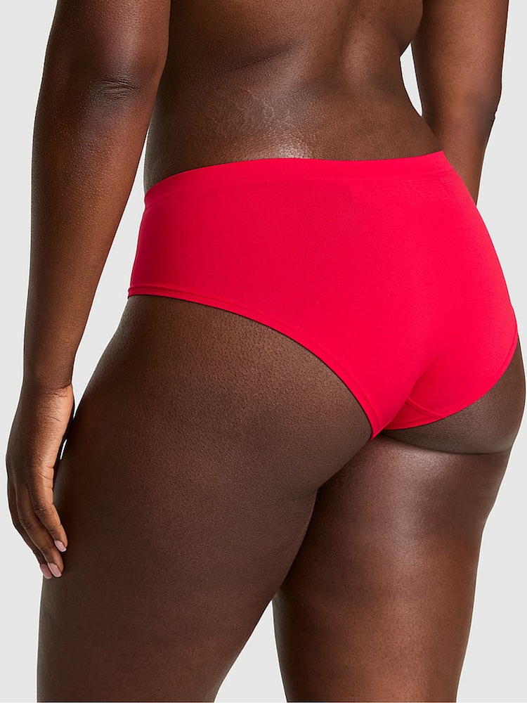 Victoria's Secret Pink Red Lacquer Hipster Seamless Knickers - Image 2 of 2 Victoria's Secret Pink Red Lacquer Hipster Seamless Knickers - Image 2 of 2