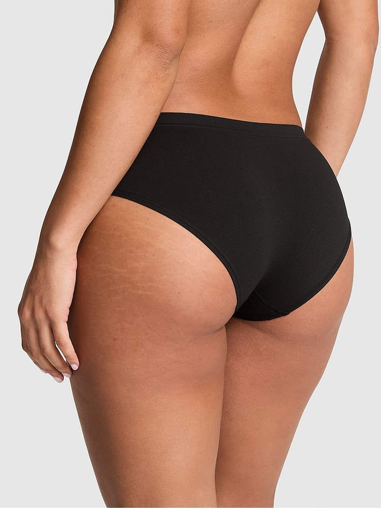 Victoria's Secret Pink Black Hipster Seamless Knickers - Image 2 of 2 Victoria's Secret Pink Black Hipster Seamless Knickers - Image 2 of 2