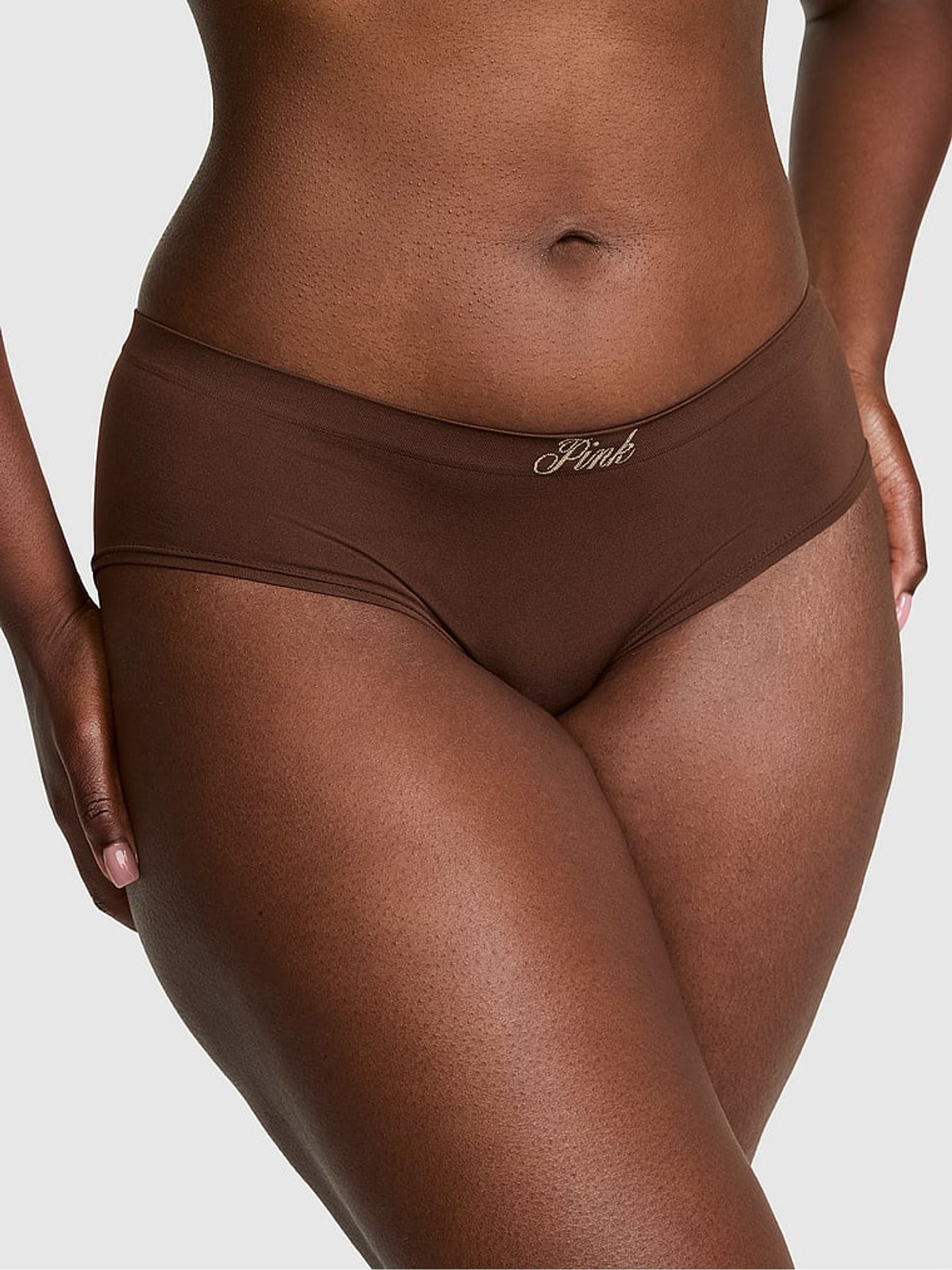 Victoria's Secret PINK Ganache Nude Hipster Seamless Knickers