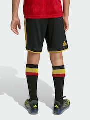 adidas Black Belgium 26 Home Shorts - Image 2 of 5