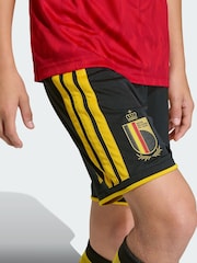 adidas Black Belgium 26 Home Shorts - Image 3 of 5