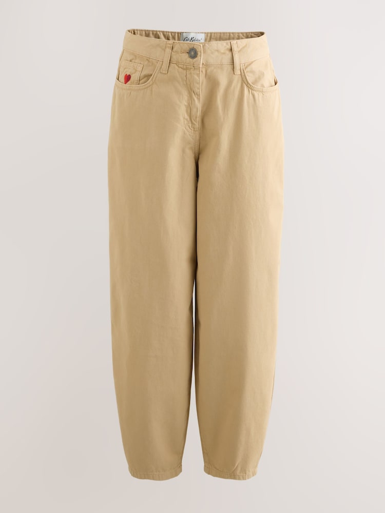 Cath Kidston Camel Twill Chino Trousers - Image 2 of 5