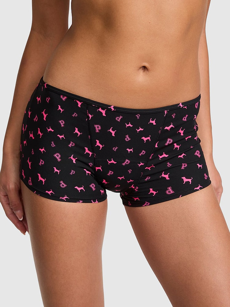 Victoria's Secret Pink Black Boyshort Period Knickers - Image 1 of 2 Victoria's Secret Pink Black Boyshort Period Knickers - Image 1 of 2