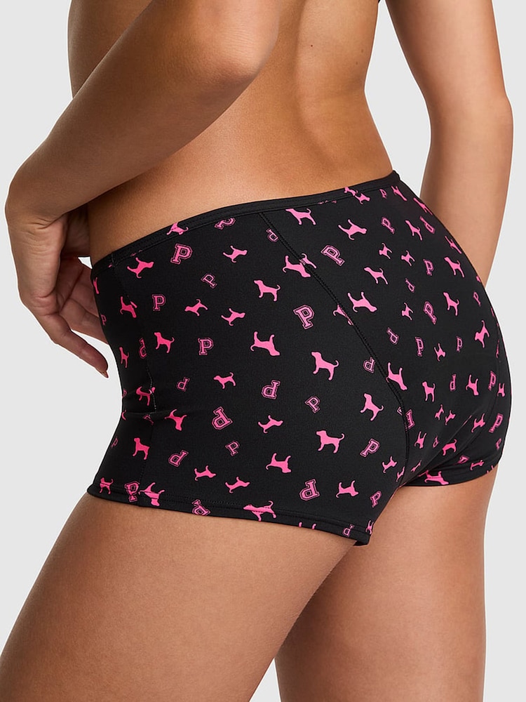 Victoria's Secret Pink Black Boyshort Period Knickers - Image 2 of 2 Victoria's Secret Pink Black Boyshort Period Knickers - Image 2 of 2