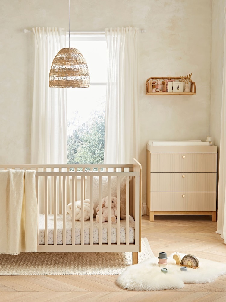 Cuddleco Natural Remi 2 Piece Nursery Furniture Set - Image 1 of 6 Cuddleco Natural Remi 2 Piece Nursery Furniture Set - Image 1 of 6