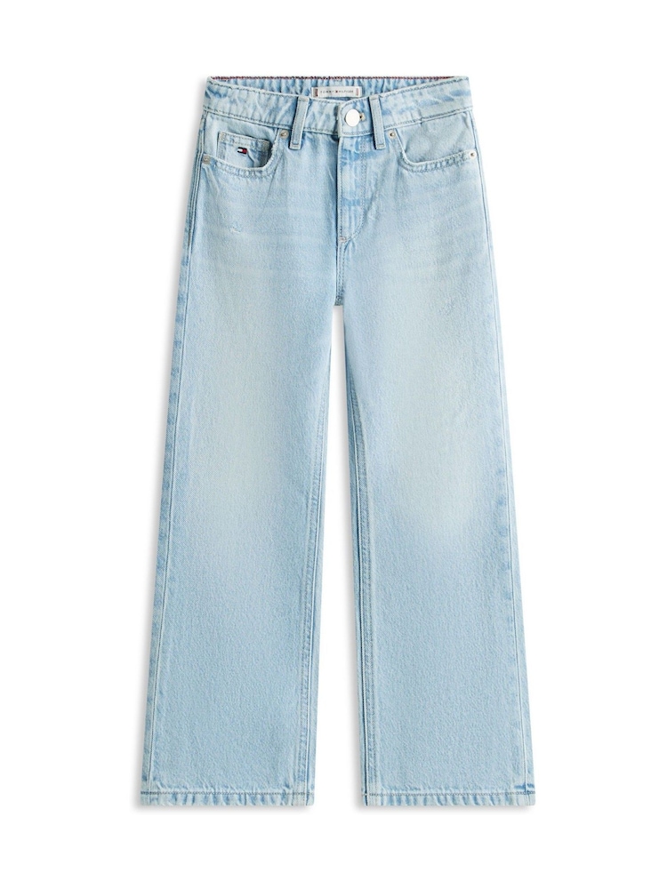 Tommy Hilfiger Blue Distressed Flared Leg Jeans - Image 5 of 5